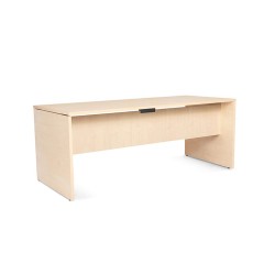 Mesa oficina rocada serie work 180x80 acabado aa01 haya/haya