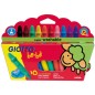 Lapices cera giotto super bebe caja de 10 unidades colores surtidos + sacapuntas