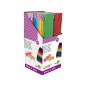Papel crespon liderpapel 0.50 x 2.50 m encelofanado expositor de 80 unidades colores surtidos