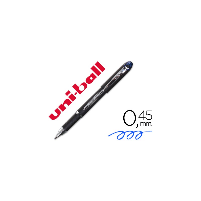 Rotulador uni-ball roller sx-210 tinta hibrida azul