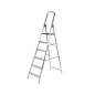 Escalera q-connect de aluminio 6 peldaños 1203x510x1895 mm peso maximo 150 kg en-131