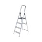Escalera q-connect de aluminio 4 peldaños 860x462x1470 mm peso maximo 150 kg en-131