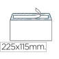 Sobre liderpapel n.5 blanco americano 115x225mm tira de silicona open system caja de 500 unidades