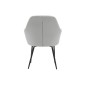 Silla q-connect confidente siemione base metalica alt max 820 anc 570 prof 580 color gris claro