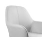 Silla q-connect confidente siemione base metalica alt max 820 anc 570 prof 580 color gris claro