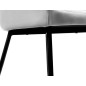 Silla q-connect confidente siemione base metalica alt max 820 anc 570 prof 580 color gris claro