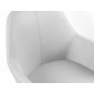 Silla q-connect confidente siemione base metalica alt max 820 anc 570 prof 580 color gris claro
