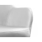 Silla q-connect confidente siemione base metalica alt max 820 anc 570 prof 580 color gris claro