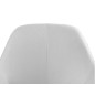 Silla q-connect confidente siemione base metalica alt max 820 anc 570 prof 580 color gris claro