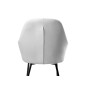 Silla q-connect confidente siemione base metalica alt max 820 anc 570 prof 580 color gris claro