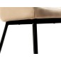 Silla q-connect confidente siemione base metalica alt max 820 anc 570 prof 580 color marron arena