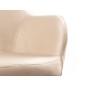 Silla q-connect confidente siemione base metalica alt max 820 anc 570 prof 580 color marron arena
