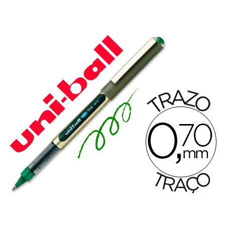 Rotulador uni-ball roller ub-157e verde 0,7 mm unidad