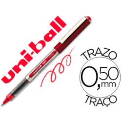 Rotulador uni-ball roller ub-150e micro eye rojo 0,5 mm unidad