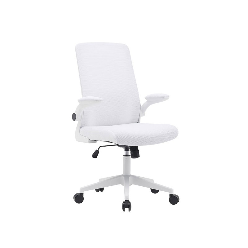 Silla q-connect oficina alba malla base metalica alt max 1110 anc 610 prof 580 ruedas premium color blanco Silla q-connect oficina alba malla base metalica alt max 1110 anc 610 prof 580 ruedas premium color blanco
