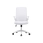 Silla q-connect oficina alba malla base metalica alt max 1110 anc 610 prof 580 ruedas premium color blanco Silla q-connect oficina alba malla base metalica alt max 1110 anc 610 prof 580 ruedas premium color blanco