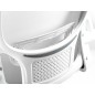 Silla q-connect oficina alba malla base metalica alt max 1110 anc 610 prof 580 ruedas premium color blanco Silla q-connect oficina alba malla base metalica alt max 1110 anc 610 prof 580 ruedas premium color blanco
