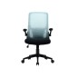 Silla q-connect oficina alba malla base metalica alt max 1110 anc 610 prof 580 ruedas premium color negro azul