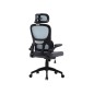 Silla q-connect direccion sorrento malla base metalica alt max 1320 anc 650 prof 600 mm ruedas premium azul gris Silla q-connect direccion sorrento malla base metalica alt max 1320 anc 650 prof 600 mm ruedas premium azul gris
