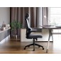 Silla q-connect direccion sorrento malla base metalica alt max 1320 anc 650 prof 600 mm ruedas premium azul gris Silla q-connect direccion sorrento malla base metalica alt max 1320 anc 650 prof 600 mm ruedas premium azul gris