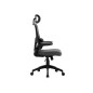 Silla q-connect direccion sorrento malla base metalica alt max 1320 anc 650 prof 600 mm ruedas premium gris