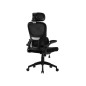 Silla q-connect direccion sorrento malla base metalica alt max 1320 anc 650 prof 600 mm ruedas premium negro