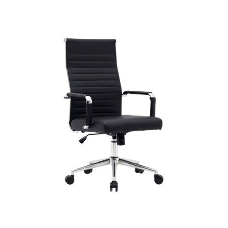Silla q-connect direccion bosa simil piel base metalica alt max 1130 anc 550 prof 630 mm ruedas premium color negro
