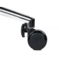 Silla q-connect direccion bosa simil piel base metalica alt max 1130 anc 550 prof 630 mm ruedas premium color negro