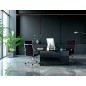 Silla q-connect direccion bosa simil piel base metalica alt max 1130 anc 550 prof 630 mm ruedas premium color negro