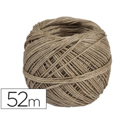 Cuerda cañamo natural pulido bobina de 52 g
