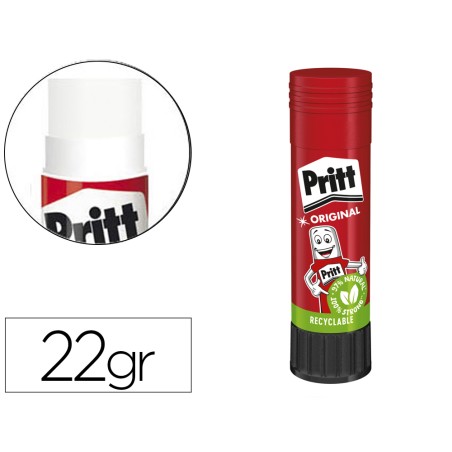 Pegamento pritt en barra 22 g unidad