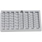 Bandeja portamonedas liderpapel plastico color gris 275x155x24/35 mm