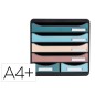 Fichero cajones de sobremesa exacompta skandi din a4+ polipropileno reciclado 6 cajones colores surtidos Fichero cajones de sobremesa exacompta skandi din a4+ polipropileno reciclado 6 cajones colores surtidos