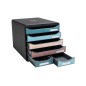 Fichero cajones de sobremesa exacompta skandi din a4+ polipropileno reciclado 6 cajones colores surtidos Fichero cajones de sobremesa exacompta skandi din a4+ polipropileno reciclado 6 cajones colores surtidos