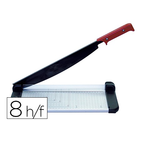 Cizalla m+r metalica 6432 de palanca de 32 cm con base de aluminio