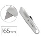 Cuter q-connect metalico ancho retractil con mecanismo de bloqueo cuchilla 18 mm xd-53 blister 1 unidad