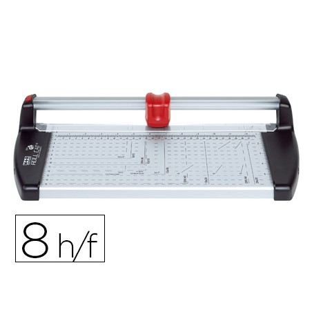Cizalla m+r metalica 6132 de rodillo de 32 cm con base de aluminio