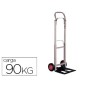 Carretilla portapaquetes q-connect con ruedas plegablesen aluminio carga 90 kg 1110x390x410 mm