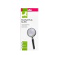 Lupa q-connect cristal aro metalico mango plastico negro 90 mm
