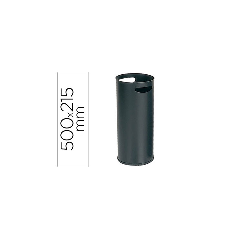 Paraguero metalico 306 negro 50x21,5 cm