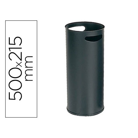 Paraguero metalico 306 negro 50x21,5 cm