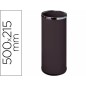 Paraguero metalico 301 negro aros cromado 50x21,5 cm