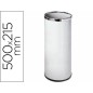 Paraguero metalico 301 blanco aros cromados 50x21,5 cm Paraguero metalico 301 blanco aros cromados 50x21,5 cm