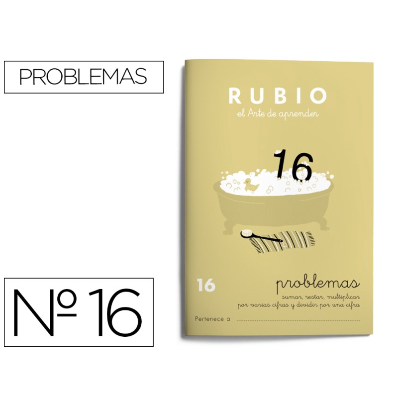 Cuaderno rubio problemas nº 16 Cuaderno rubio problemas nº 16