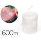 Cuerda rafia liderpapel color blanco rollo de 600 m