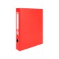 Modulo liderpapel 3 archivadores folio 2 anillas mixtas 40mm rojo