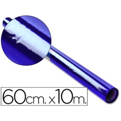 Papel celofan liderpapel rollo azul 0,60 x 10 m