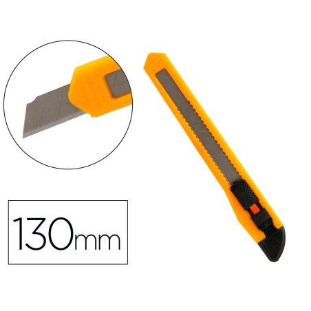 60 Unidades - Cuter q-connect plastico estrecho cuchilla 9 mm xd-05