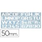 Plantilla liderpapel rotulacion 1700 letras y numeros 50 mm