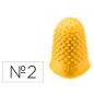 Dedil q-connect goma nº2 22-24 mm diametro caja de 12 unidades color amarillo